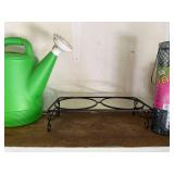 Garden Accessory Set with Watering Can, Vase, Bird Feeder, Stand, and Owl Decor