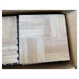 Box of Interlocking Wood-Look Floor Tiles by Greatmats