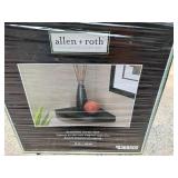 Home Decor Collection: Bracketless Corner Shelf, Planters, Table Lamp, and 5-Arm Candelabra (retailed for $80)