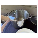 Collection of Pots, Pans, Baking Tray, and Assorted Cookware with Lids