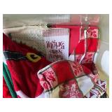 Large Collection of Christmas Decor and Holiday Textiles