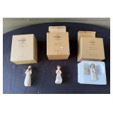 Set of 3 Willow Tree Angels with Original Boxes