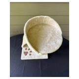 Cat Tree with Plush Bed, Scratching Post, and Paw Print Base