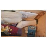 Mixed Game Night and Household Drawer Lot with Cards, Dice, Cribbage Board, and More