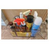 Collection of Household Cleaning Supplies and Cloths - quantities unknown