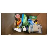 Collection of Household Cleaning Supplies and Cloths - quantities unknown