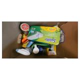 Collection of Household Cleaning Supplies and Cloths - quantities unknown