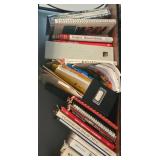 Collection of Assorted Cookbooks and Recipe Binders