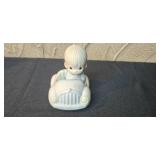 Precious Moments Collectibles Set with Figurines, Plate, and Gift Box