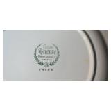 Vintage Glassware and China Collection with Bone China Mugs and Plates