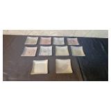 Vintage Glassware and China Collection with Bone China Mugs and Plates