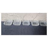 Assorted Vintage Kitchenware Lot with Homer Laughlin Plate, Glass Coasters, Thimbles, and More