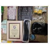 Assorted Beauty, Personal Care, and Accessories Lot with Storage Bins - content quantities unknown