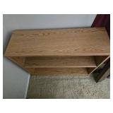 Wood Grain Two-Shelf Bookcase