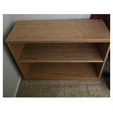Wood Grain Two-Shelf Bookcase