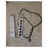 Pair of Power Strips with Surge Protection