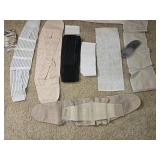 Collection of Medical Back and Abdominal Support Braces