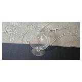 Set of Vintage Glass Pieces - Candle Holders, Compotes, and Bowl