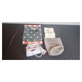 Household Collection with Portable Garment Steamer, Thankful Pillow, and Linens