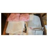 Collection of Vintage Linen and Embroidered Handkerchiefs and Napkins