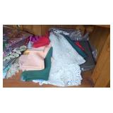 Collection of Assorted Table Linens, Placemats, and Fabric Napkins