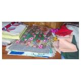 Collection of Assorted Table Linens, Placemats, and Fabric Napkins
