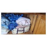 Collection of Blankets, Quilts, and Bedding Linens