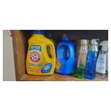 Assorted Household Cleaning Supplies and Tools Collection - content quantities unverified