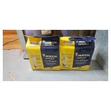 Set of 2 Shark Steam Mops with Arm & Hammer Detergent and Morton Waves Water Softener - content quantities unknown