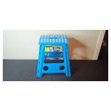 Lot of Small Office Essentials: Lap Desk, Mainstays 16x20 Frame, Folding Step Stool, and Organizers