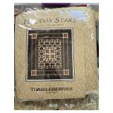 Thimbleberries Holiday Stars Quilt Kit with Assorted Christmas Fabric Remnants