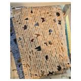 Organizer Drawer Set with Various Quilting Fabric Scraps and Fat Quarters