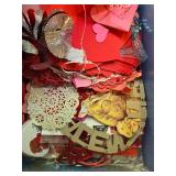 Vintage Valentine Cards, Decorations and Craft Lot