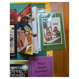 Large Quilting Pattern and Journal Collection with Crochet Hooks and Books