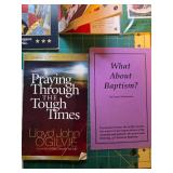 Large Quilting Pattern and Journal Collection with Crochet Hooks and Books