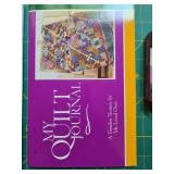 Large Quilting Pattern and Journal Collection with Crochet Hooks and Books