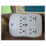 Quilting Supply and Mug Collection with Rulers, Clips, Ceramic Mugs, and Decor