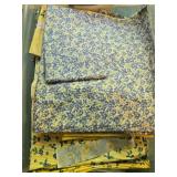 Yellow Brick Road Quilt Kit with Atkinson Designs Patterns and Assorted Blue and Yellow Fabrics