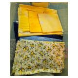 Yellow Brick Road Quilt Kit with Atkinson Designs Patterns and Assorted Blue and Yellow Fabrics