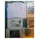Large Collection of Quilt Patterns, Sewing Templates, and Crafting Instructions
