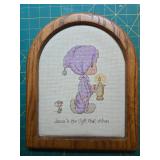 Framed Inspirational Wall Art and Cross Stitch Collection - Precious Moments