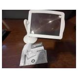 Craft Supplies and Office Organization Lot Including Photo Album, Magnifying Screen, CD Rack, and Thread Cutter Tool