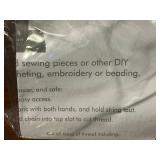 Craft Supplies and Office Organization Lot Including Photo Album, Magnifying Screen, CD Rack, and Thread Cutter Tool