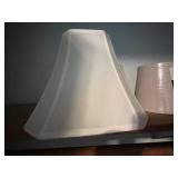 Lot of 2 Table Lamps with Assorted Lamp Shades