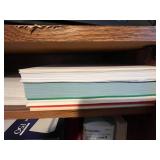 Lot of Office Supplies with Paper, Envelopes, and CD Labels