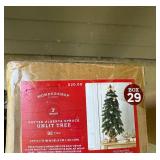 Three Artificial 3 Ft Wondershop Alberta Spruce Christmas Trees - 2 with Boxed Packaging