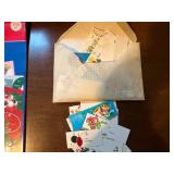 Large Holiday Gift Tag and Ornament Assortment with Santa Bucket