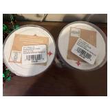 Holiday Decor Lot with Ornaments, Garland, Cards, Mitten Tags and Wood Wire Bowl