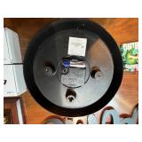 Home Decor and Collectibles Lot - Wall Clock, Ceramic Crock, Ornaments, Heater, and More