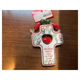 Home Decor and Collectibles Lot - Wall Clock, Ceramic Crock, Ornaments, Heater, and More